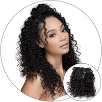 Island Curl - Clip In Hair Extensions True and Pure Texture