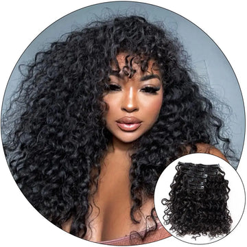 Island Curl -  Clip In Hair Extensions True and Pure Texture