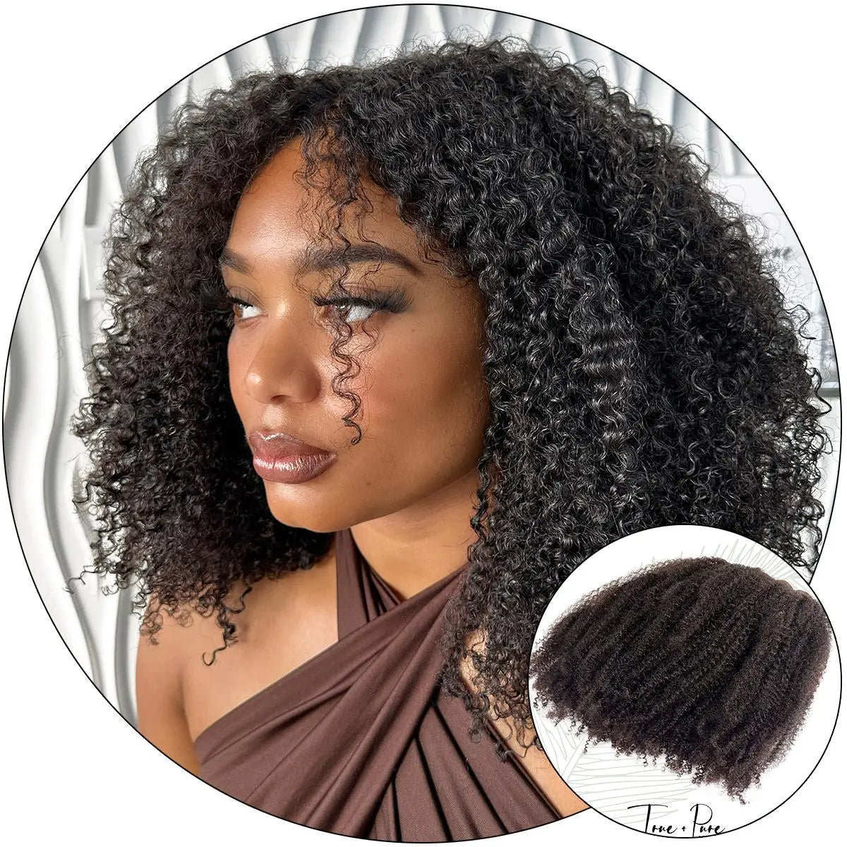 Curly hair extensions i tip online