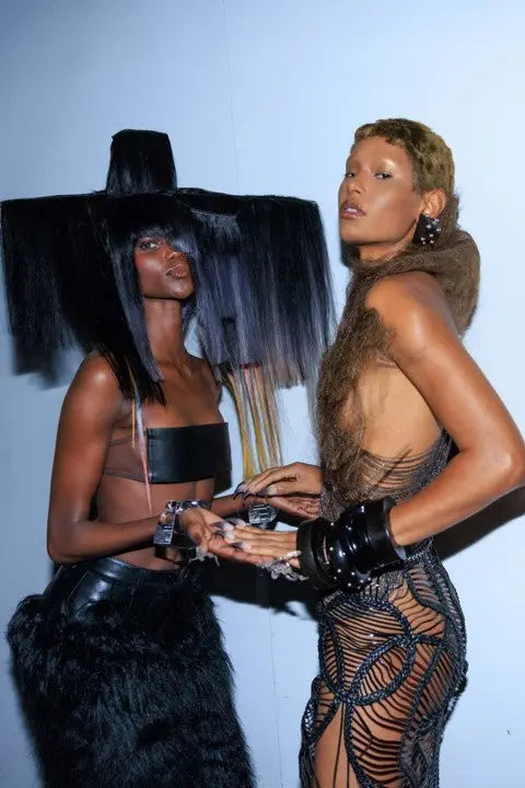 Met Gala, Echelon Noir, True + Pure Texture Extensions, Textured curly hair extensions, Pekela Riley, Jawara Wauchope, Yusef, fantasy textured hairstyles, black hair models, Met gala weekend, met gala Black hairstyles