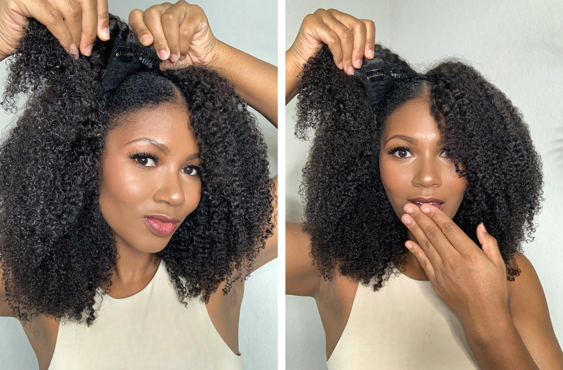 True + Pure Texture TruPart V-Part Wig Jasmine Coil 4B 4C Afro Kinky Curly Texture