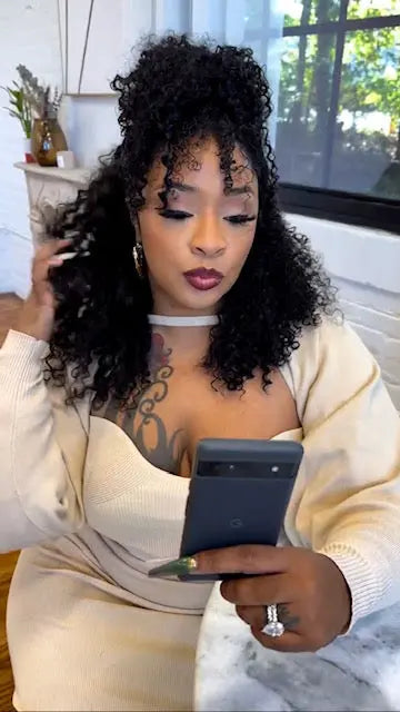 Judy, Big Booty Judy, Jesseca Harris-Dupart, Sasha Curl TruPart Wig, UPart WigHair Obsession, curly hair extensions, textured hair extensions, trupart wig 