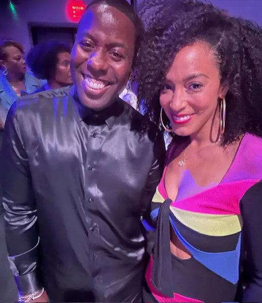 NYFW TEXTURE LOVE: JOHNNY WRIGHT SLAYS TRUE + PURE TEXTURE STYLES ON ANGELA RYE + TIFFANY CROSS - True and Pure Texture