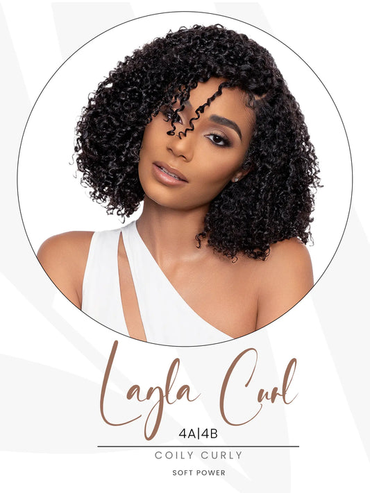 True + Pure Texture Layla Curl coily curly hair extensions for 4A 4B texture