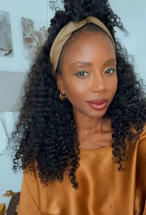 THE ULTIMATE STAYCATION COMPANION - TEXTURE HAIR EXTENTIONS HEADBAND WIGS - True and Pure Texture