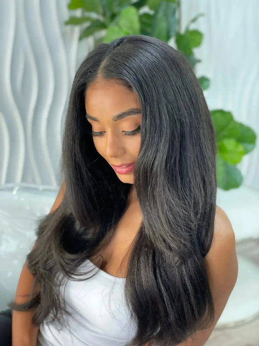 True + Pure Texture Relaxed Natural Blowout TruPart Wig 10 minute sew in alternative for textured hair
