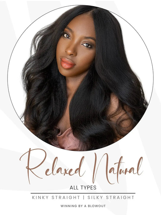 True + Pure Texture Relaxed Natural Blowout For All Hair Textures