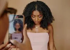 sasha curl trupart, u-part wig, curly hair extensions, textured hair extensions, true and pure texture extensions, texture hair wigs, curly hair wigs