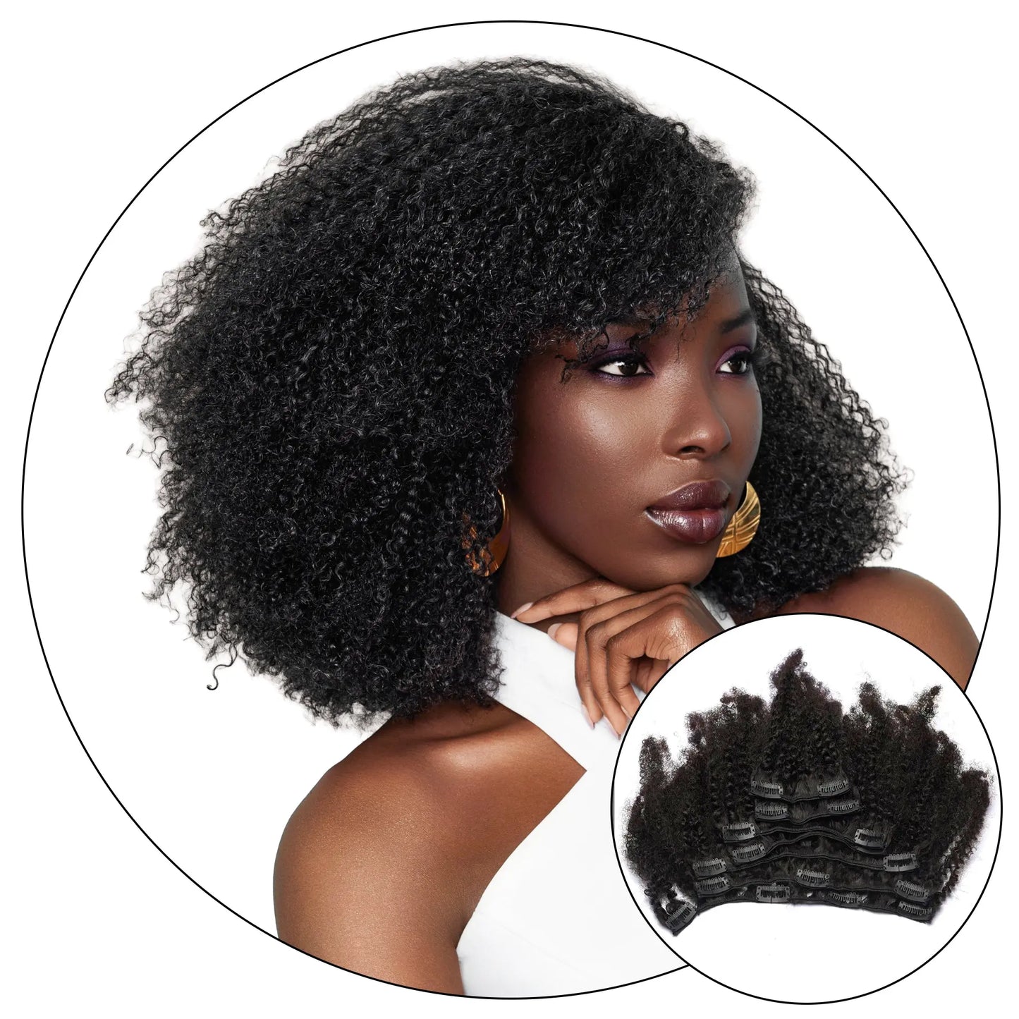 AMAZON JASMINE COIL - CLIP IN HAIR EXTENSIONS True and Pure Texture