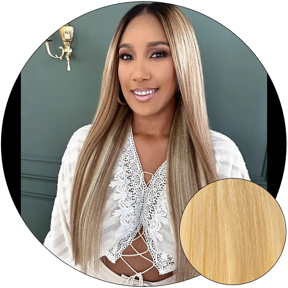 613 blonde kinky straight lace closure hairpiece