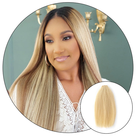 BLONDE-BLONDE RELAXED NATURAL HAIR EXTENSIONS – PRE-COLORED 613 VIRGIN HAIR True and Pure Texture