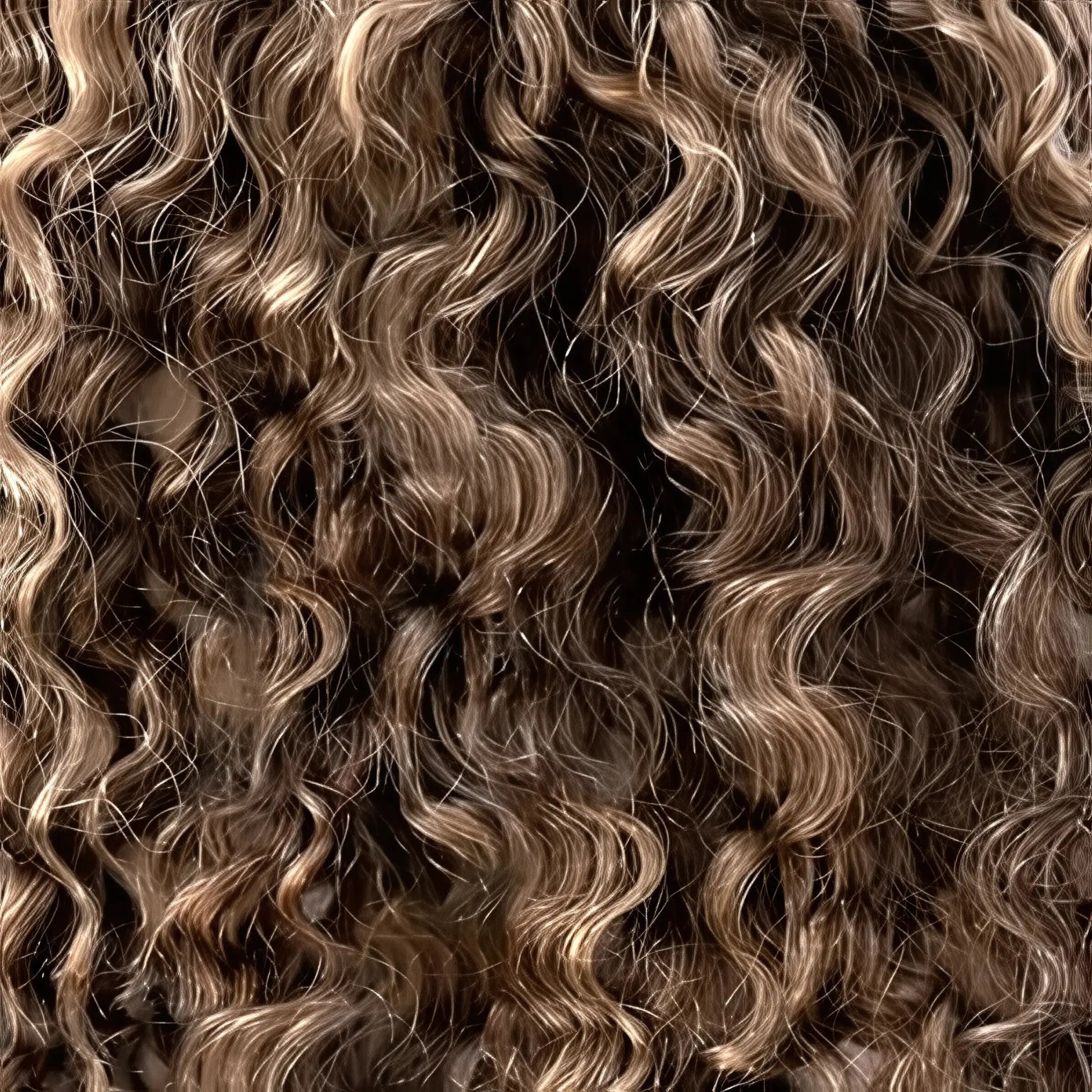 Blonde-Brown Sasha Curl - 4x4 Closure for 3B and 3C Hair True and Pure Texture