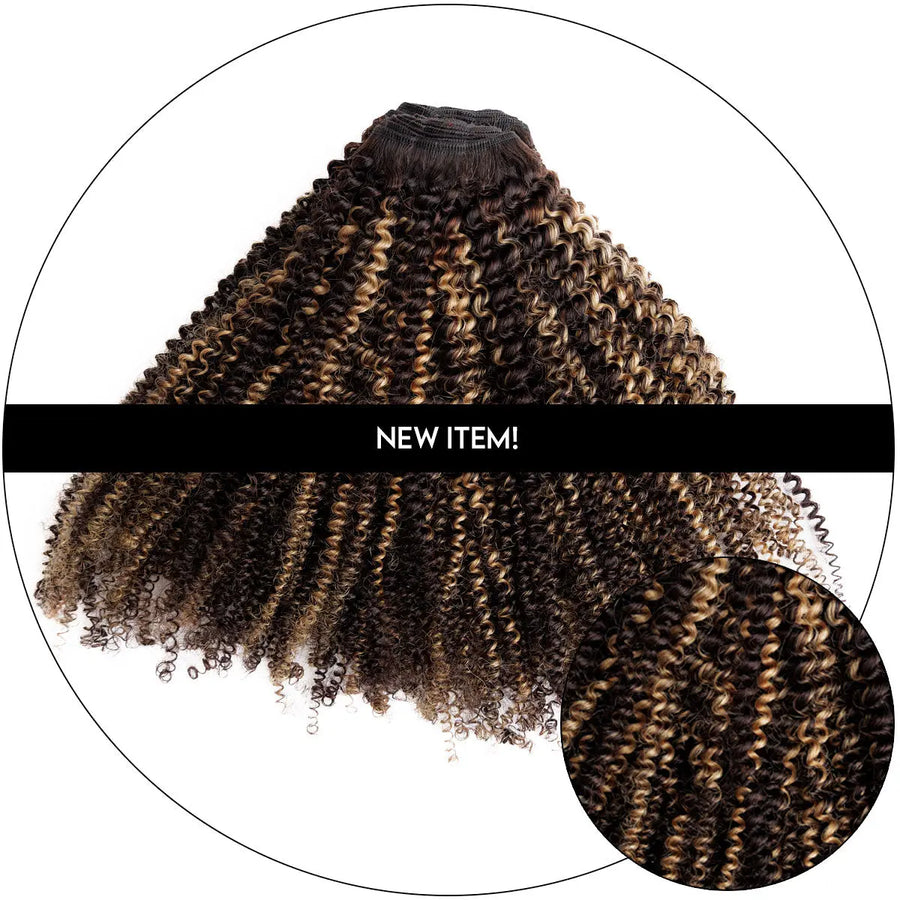 Jasmine Coil 4b/4c Natural Human Hair Extensions