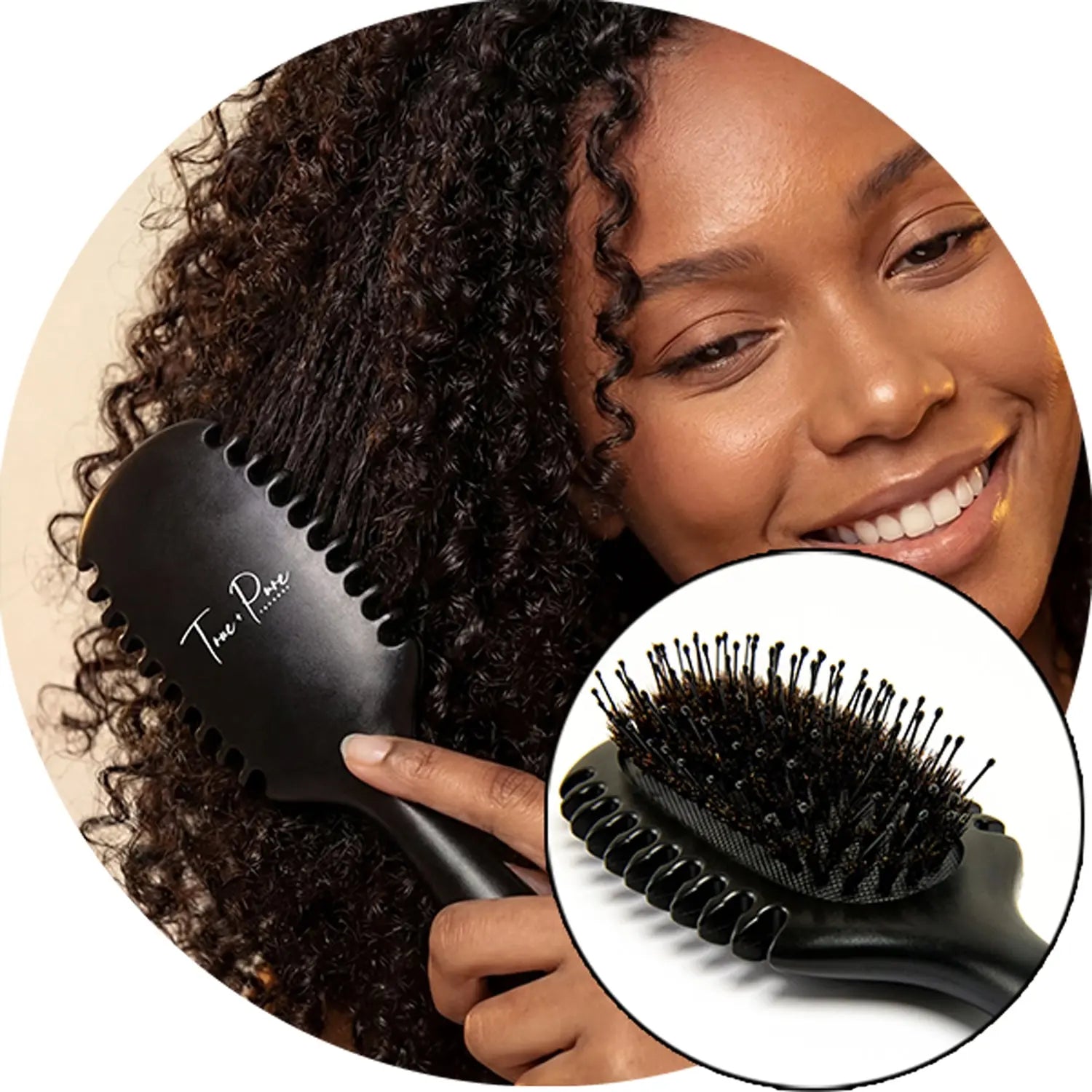 True and Pure Texture-Defining-Brush for Creating more volume for hair. 
