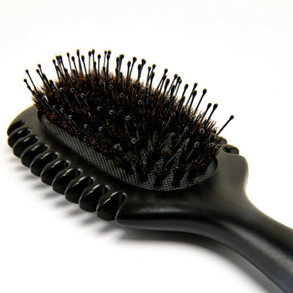 True Detangle Pro Brush with flexible bristles for natural, textured, and curly hair – reduces breakage and detangles effortlessly