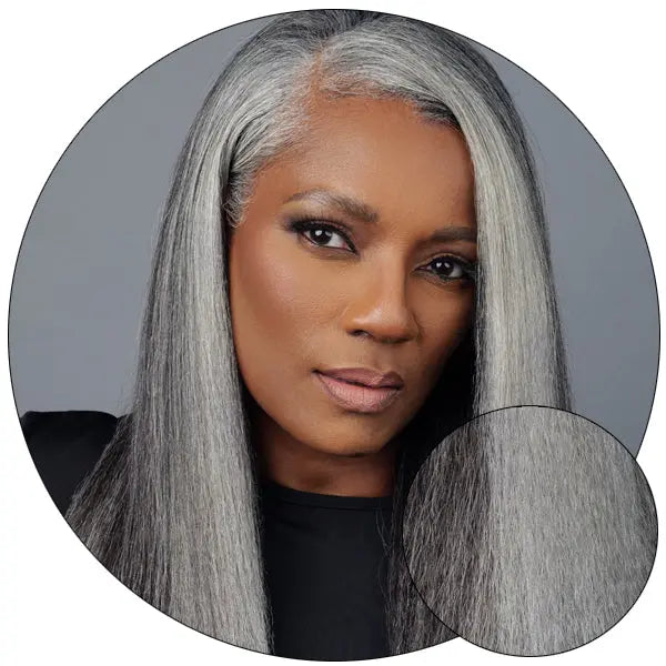 Human hair extensions gray shop