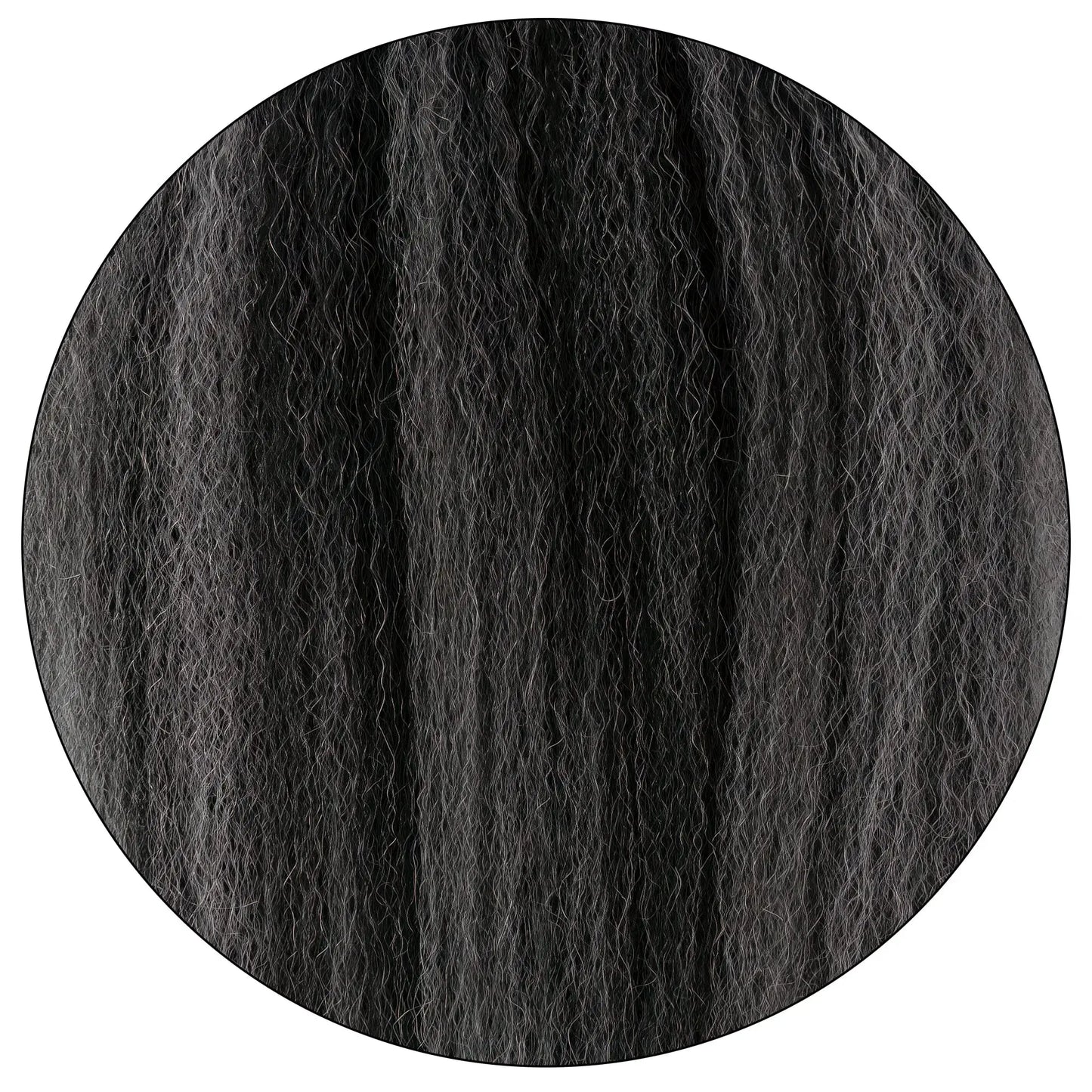 Gorgeous Gray Relaxed Natural Extensions –  Natural Blowout Kinky Straight True and Pure Texture