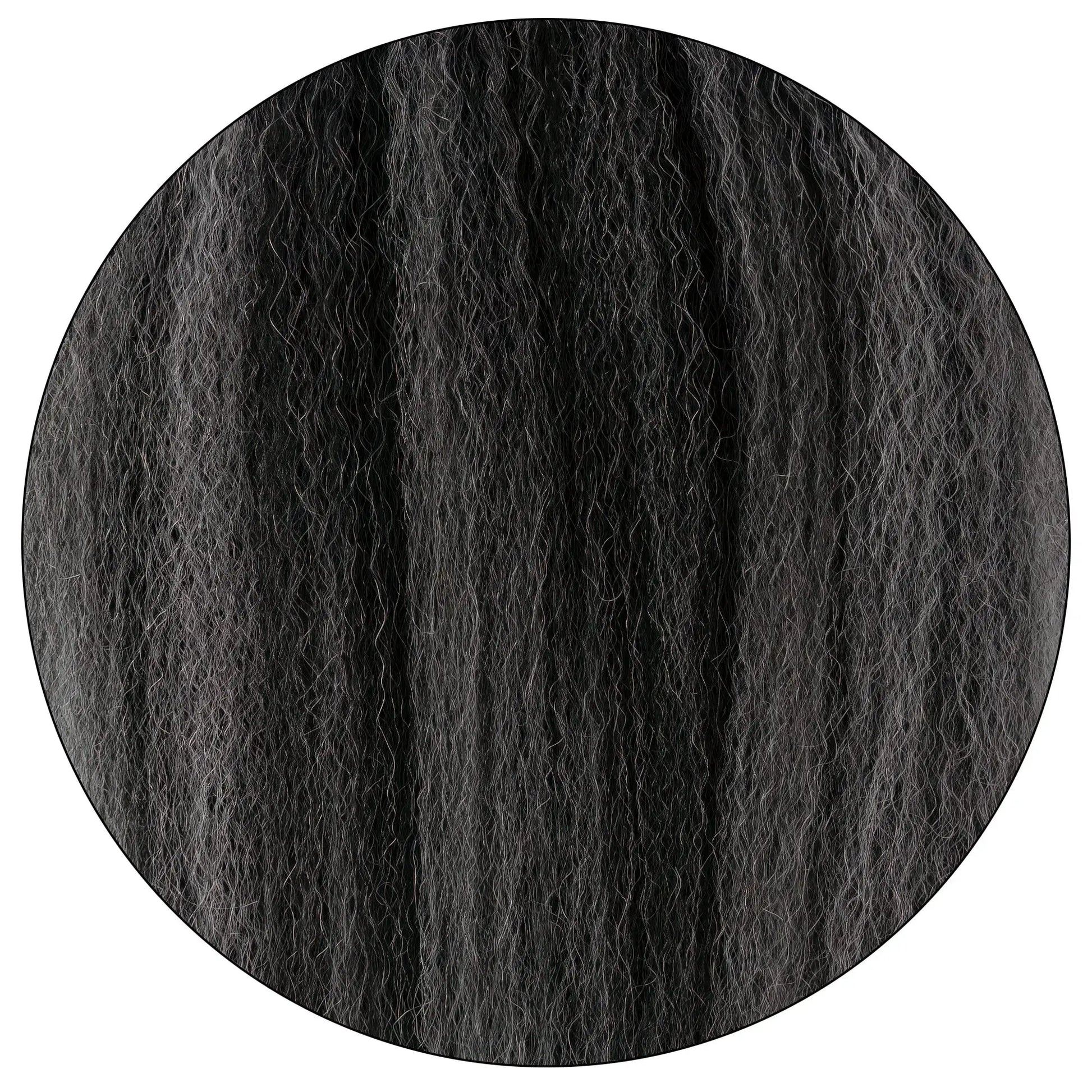 Gorgeous Gray Relaxed Natural Extensions –  Natural Blowout Kinky Straight True and Pure Texture