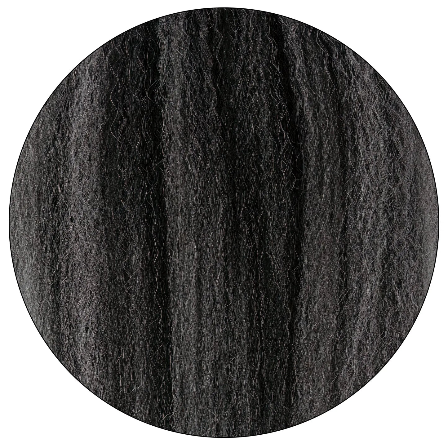 Gorgeous Gray Relaxed Natural Extensions –  Natural Blowout Kinky Straight True and Pure Texture