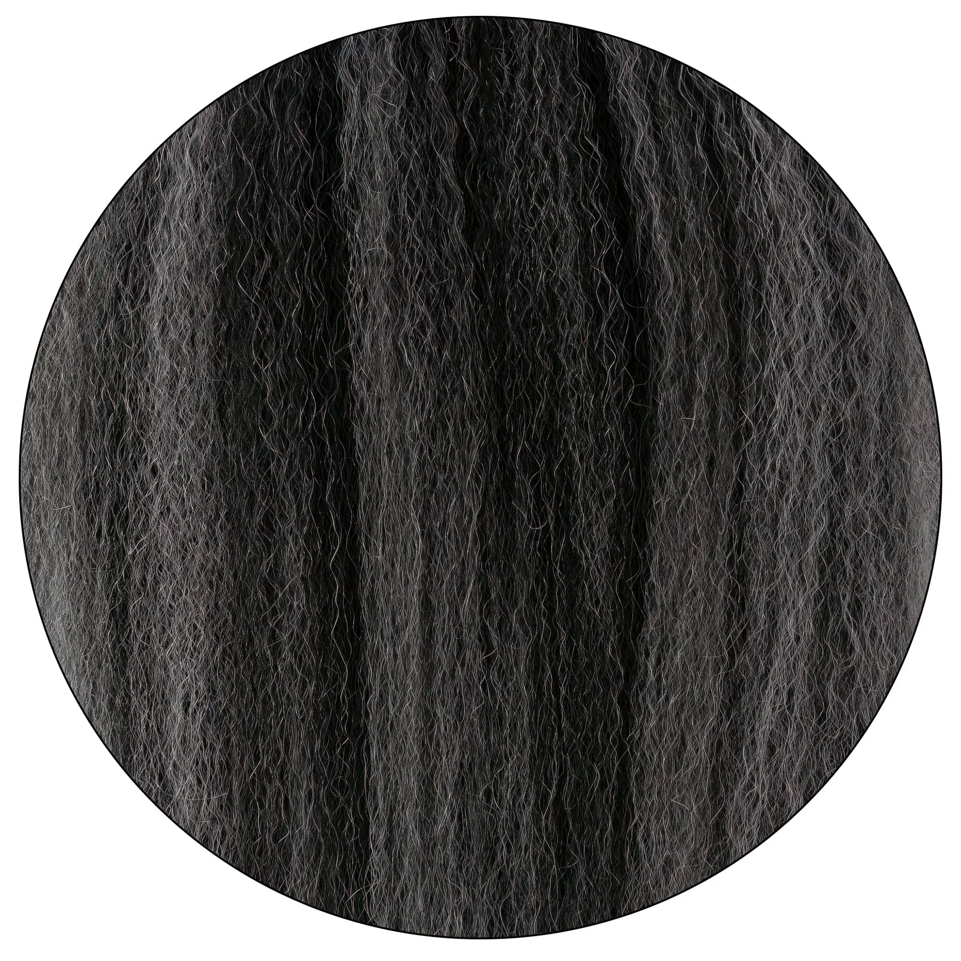 Gorgeous Gray Relaxed Natural Extensions –  Natural Blowout Kinky Straight True and Pure Texture