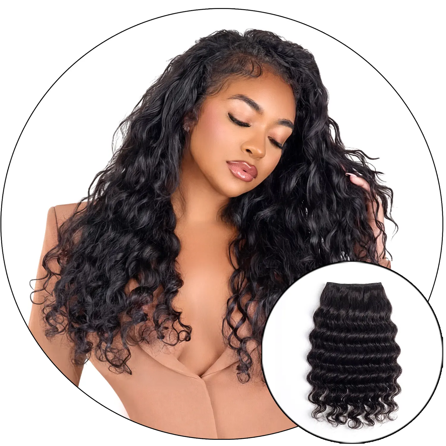 ISLAND WAVE - LOOSE WAVE HAIR EXTENSIONS – NATURAL TYPE 2 VIRGIN HAIR EXTENSIONS True and Pure Texture