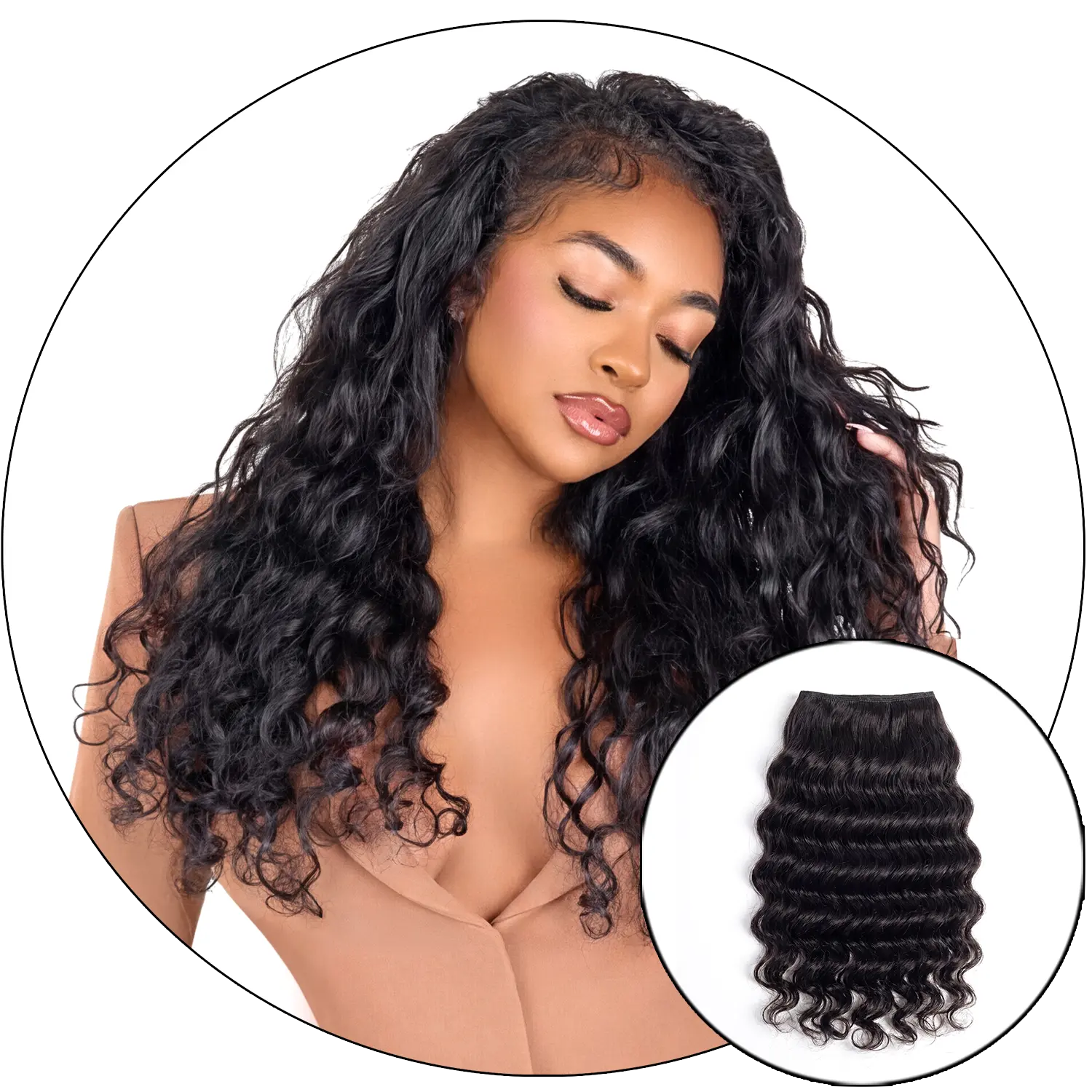 ISLAND WAVE - LOOSE WAVE HAIR EXTENSIONS – NATURAL TYPE 2 VIRGIN HAIR EXTENSIONS True and Pure Texture
