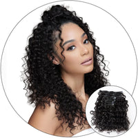 Island Curl -  Clip In Hair Extensions True and Pure Texture