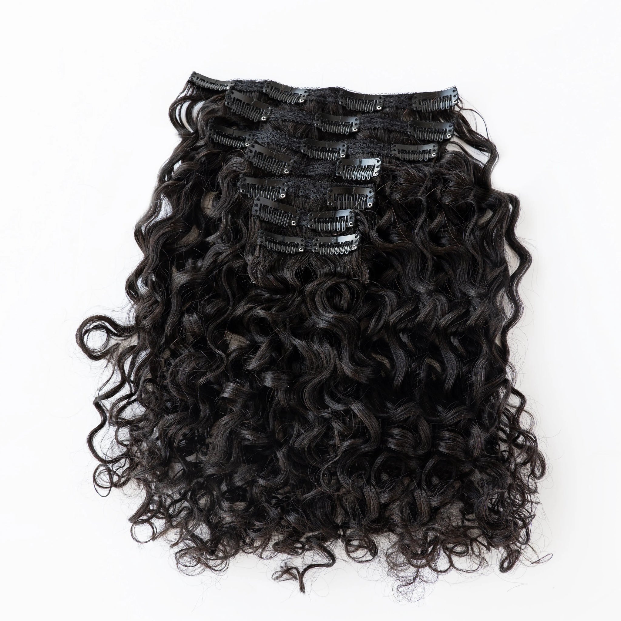 Island Curl Clip In Hair Extensions Type 3 Hair True and Pure Texture