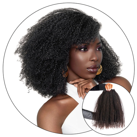 JASMINE COIL FOR 4A, 4B, AND 4C TEXTURES - KINKY CURLY HAIR EXTENSIONS True and Pure Texture