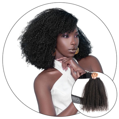 True and Pure Texture Jasmine Coil | Afro Kinky Curly 4C hair extension wefts, afro kinky curly Type 4B and 4C