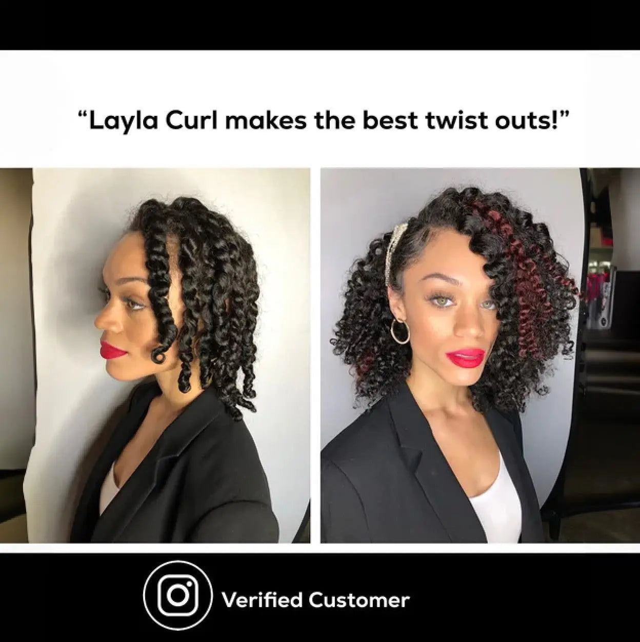 Layla Curl - Natural Hair Extensions True and Pure Texture