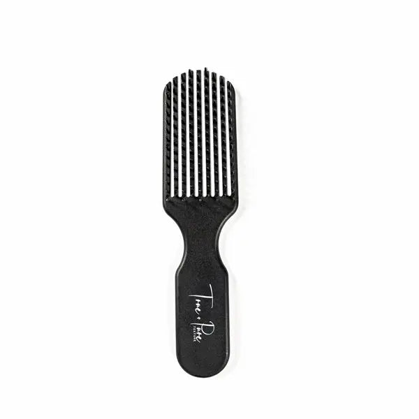 Ergonomic mini detangler brush for natural hair