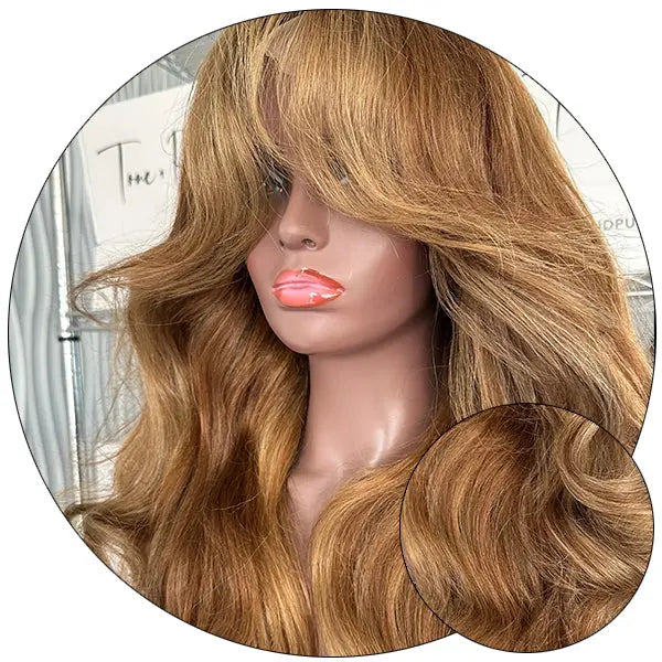 PK'S CLOSEST SPICED BRULEE RELAXED NATURAL - LACE CLOSURE WIG True and Pure Texture