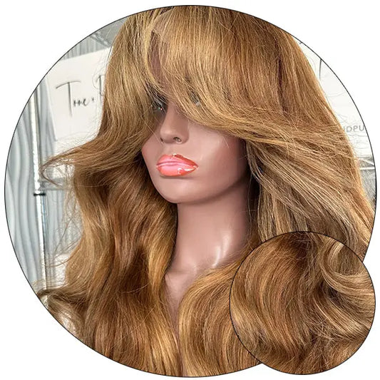 PK'S CLOSEST SPICED BRULEE RELAXED NATURAL - LACE CLOSURE WIG True and Pure Texture