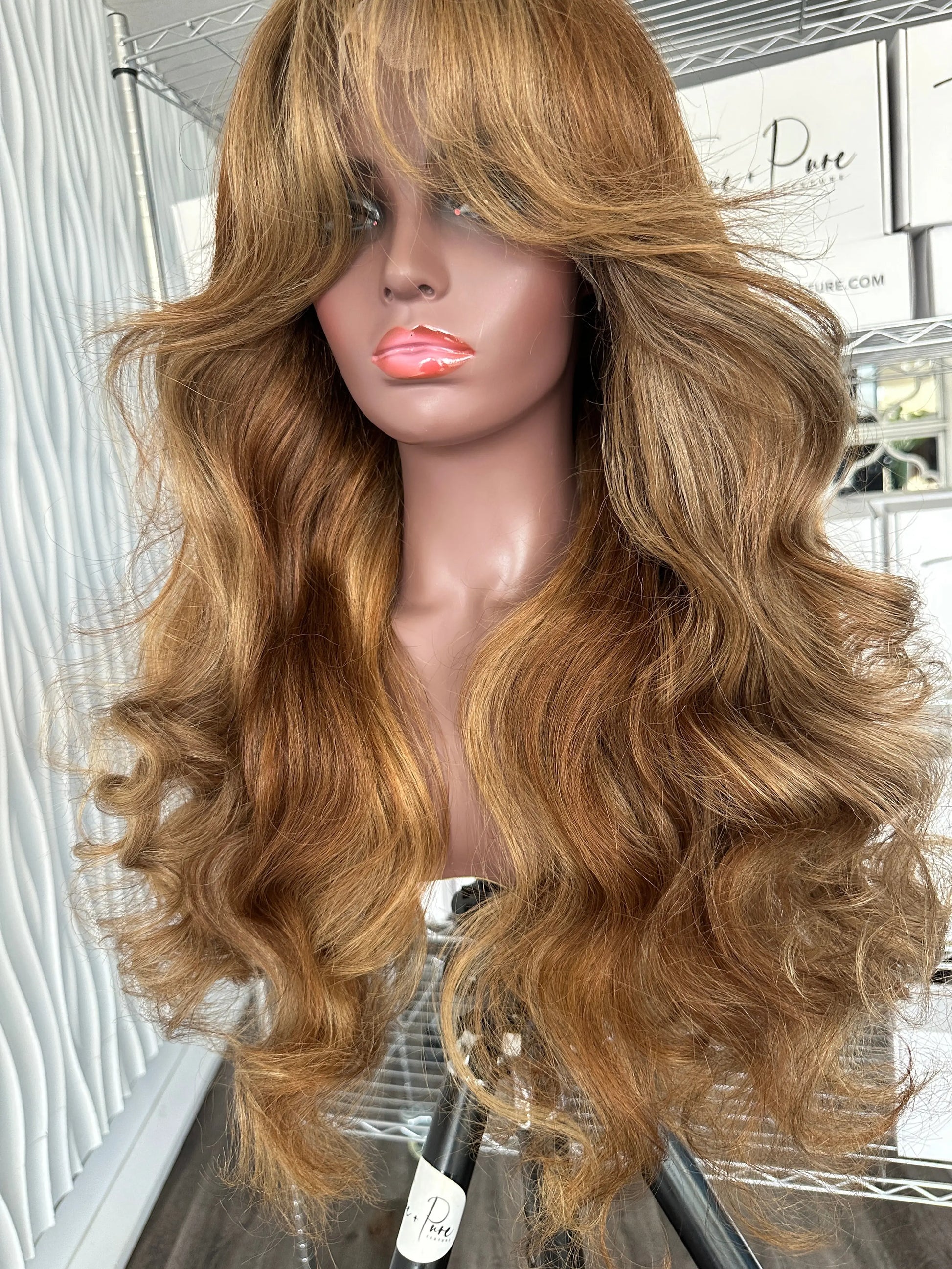 PK'S CLOSEST SPICED BRULEE RELAXED NATURAL - LACE CLOSURE WIG - True and Pure Texture