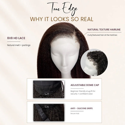 RELAXED NATURAL - LACE CLOSURE WIG True and Pure Texture