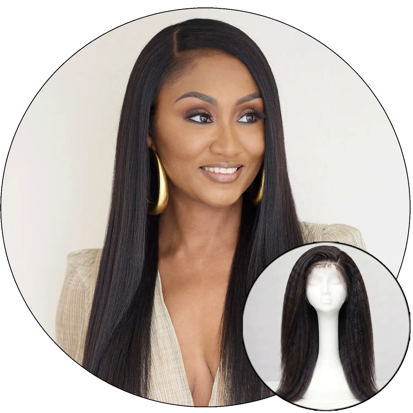 RELAXED NATURAL - LACE CLOSURE WIG True and Pure Texture