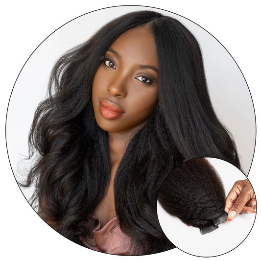 RELAXED NATURAL - TAPE IN HAIR EXTENSIONS True and Pure Texture