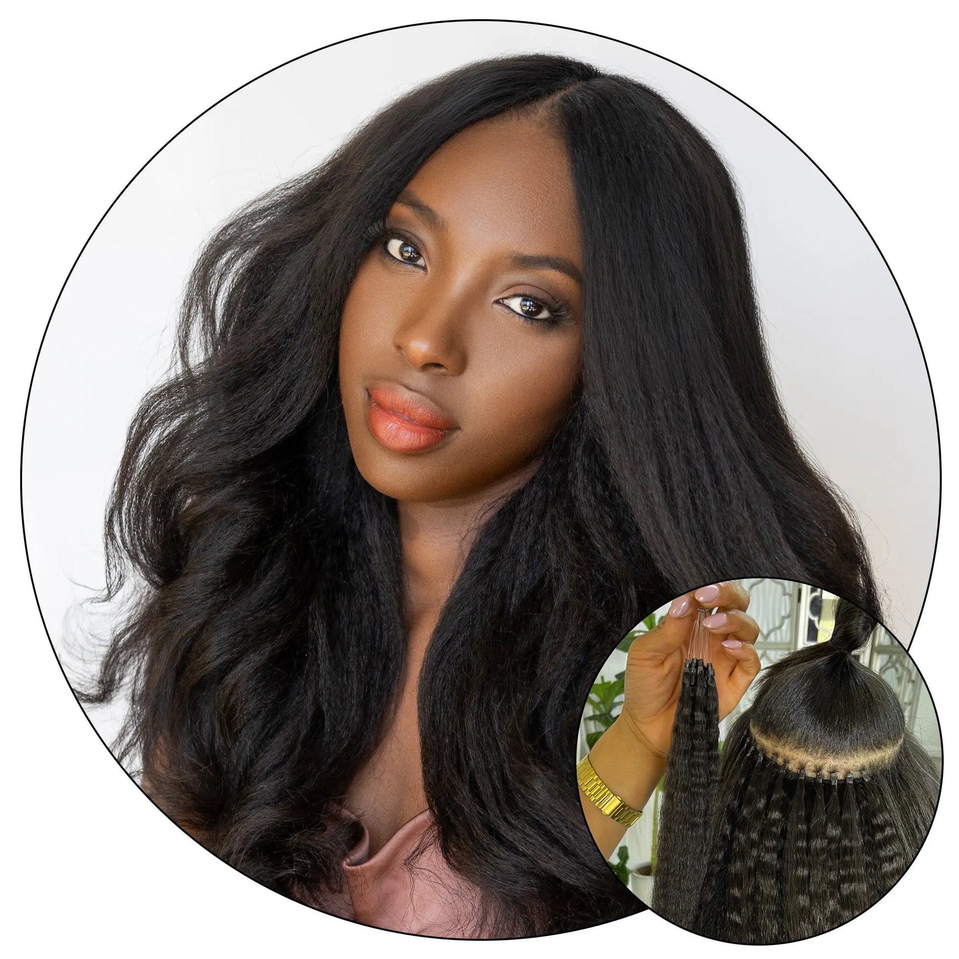 RELAXED NATURAL - TRUTIP™ MICRO LOOP HAIR EXTENSIONS (I-TIP) True and Pure Texture