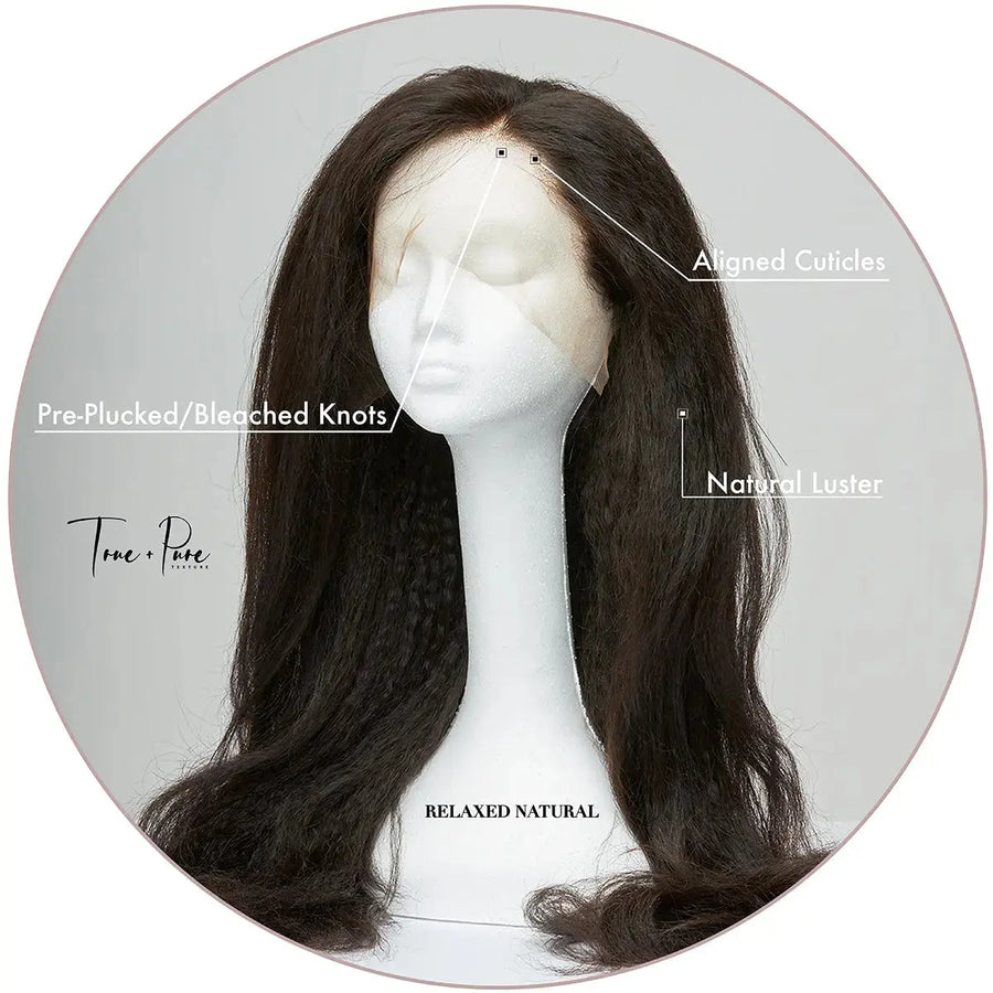 Relaxed Natural - Lace Closure Wig