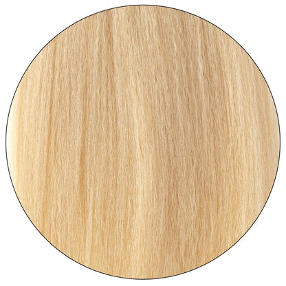 True and Pure Texture Blonde Blonde 613 relaxed natural kinky straight hair extensions texture close-up swatch showing natural hair pattern