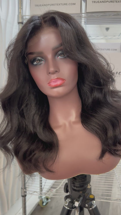 PK'S CLOSET DEMURE DARLING RELAXED NATURAL - CUSTOM LACE CLOSURE WIG
