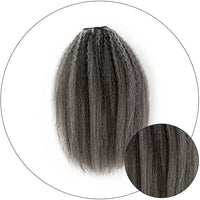 Gorgeous Gray Relaxed Natural - Clip In Hair Extensions True and Pure Texture