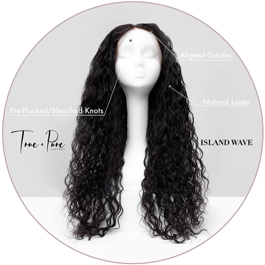 Island Wave - Lace Front Wig True and Pure Texture