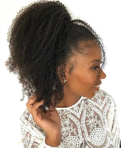 Jasmine Coil trupart wig, natural 4C kinky curly afro texture with realistic part by True and Pure Texture