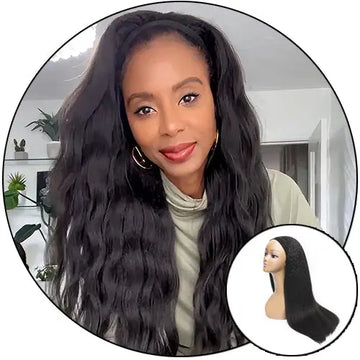 Relaxed Natural -  Glam N Go HeadBand Wig - PRE ORDER ONLY True and Pure Texture