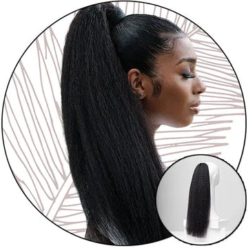 Relaxed Natural Clip Ins Kinky Straight Blowout Texture – True and