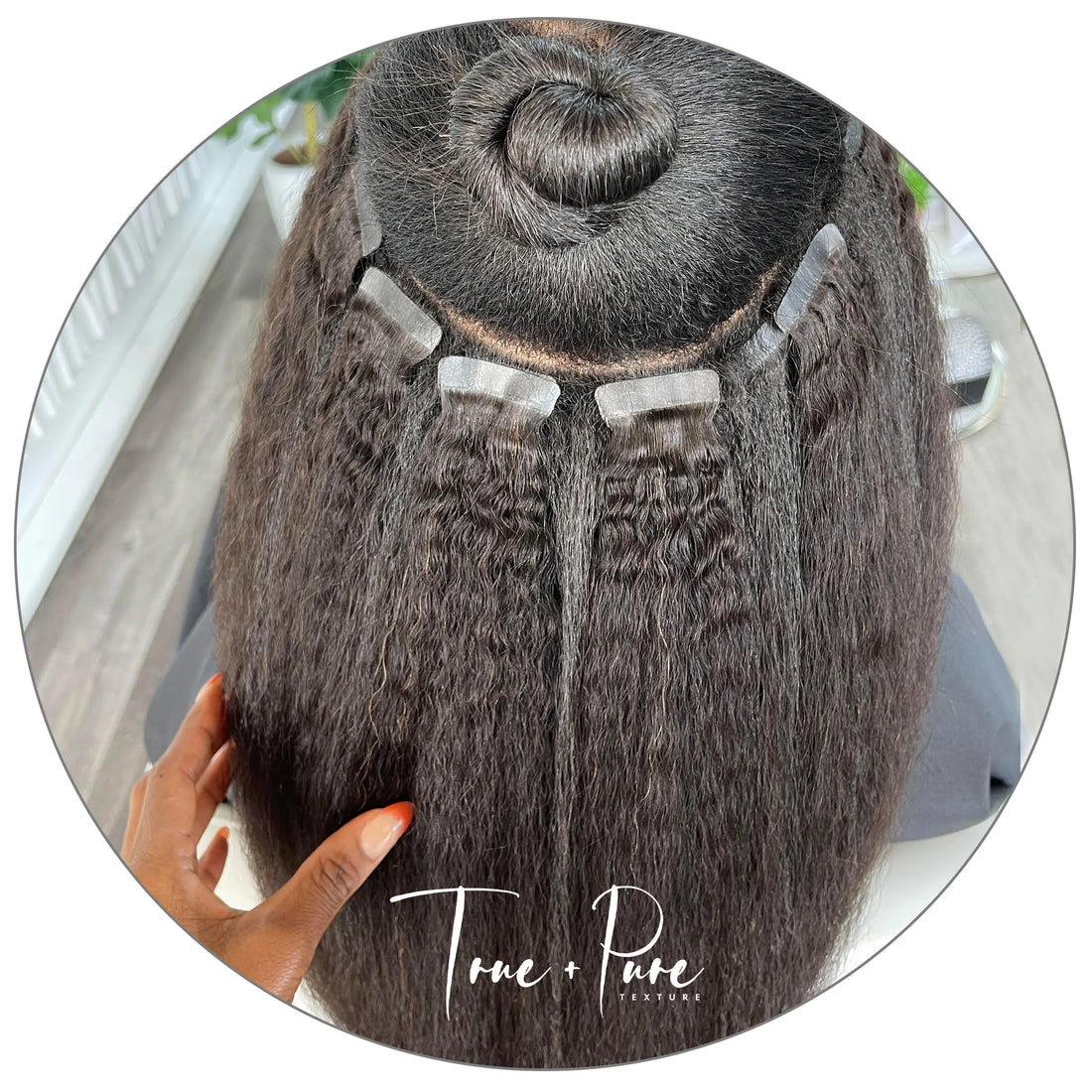 Relaxed Natural - Tape In Hair Extensions True and Pure Texture